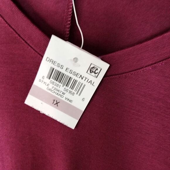 Style & Co Rayon Dress 1X NWT - Picture 4 of 4